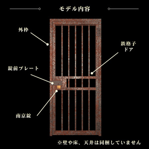錆びついた鉄格子【VRChat向け3Dモデル】 缩略图 2
