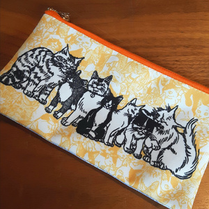 『私という猫』フラットポーチ【SALE】