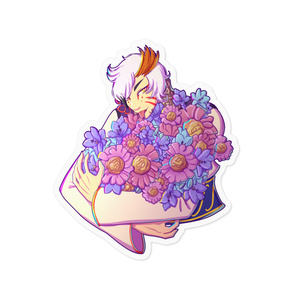 Give you my flowers.（イチローくんステッカー）