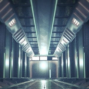 近未来的な通路