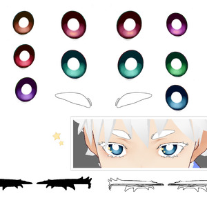 Star Eye Set Textures - FULL SET