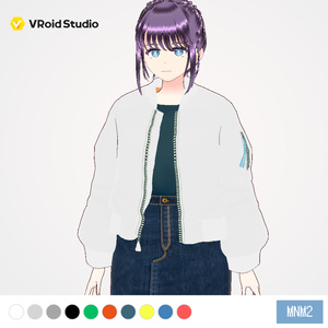 [VRoid] MA-1ブルゾン 10色セット