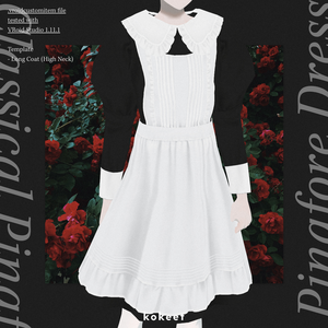 Classical Pinafore Dress #VRoid #kokeet