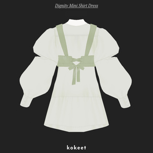 Dignity ミニシャツドレス #VRoid #kokeetoutfit