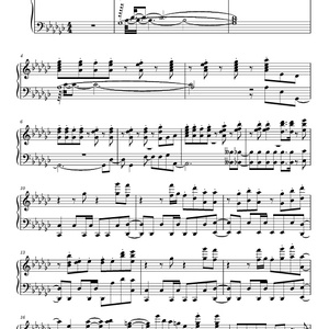 [score+MIDI]稲葉曇【ユレール/MIDIピアノ】 inabakumori yurail 弦巻マキ/Piano cover ...