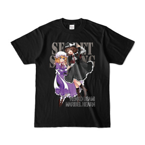 東方projectTシャツ黒（蓮子＆メリー）