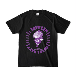 アズールレーンTシャツ黒（ジャベリン）