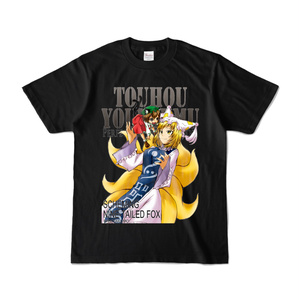 東方projectTシャツ黒（八雲藍）