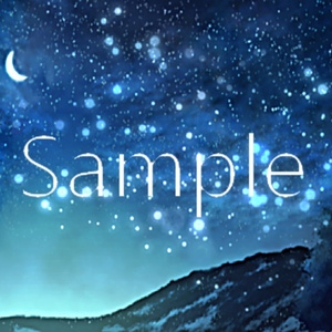 背景イラスト詰め合わせ 　夜空　01