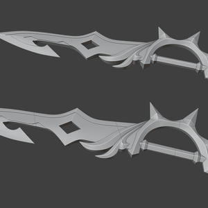 Genshin childe weapon printable stl