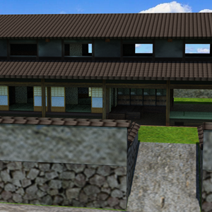 二階建て古民家【3Dモデル、VRC】