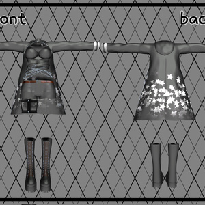【3アバター対応】Hav_leather fashion set 缩略图 3