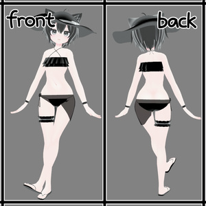 【Karin,Rusk用】フリル水着 frill swimsuit 缩略图 3