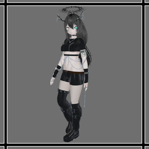 【5アバター対応】 Punk Chain Costume 缩略图 2