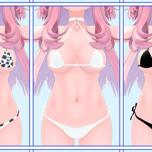 【15アバター対応】Milk cow Bikini 缩略图 3