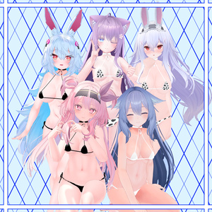 【15アバター対応】Milk cow Bikini 缩略图 2