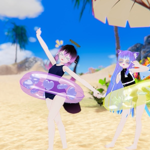 夏の装いセット2.0（麦わら帽子・めがね・浮き輪） 缩略图 5