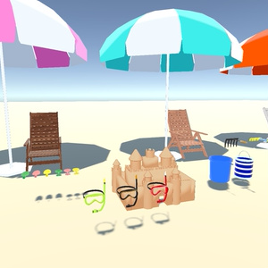 夏の海辺グッズ_26点+おまけ（UnityPackage） 缩略图 27