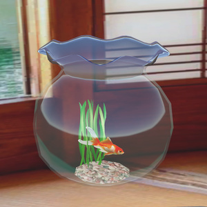 動く金魚鉢_パーティクル/アニメーション付（UnityPackage） 缩略图 4