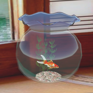 動く金魚鉢_パーティクル/アニメーション付（UnityPackage） 缩略图 5