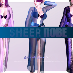 Sheer RobeSet for hs