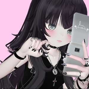 【VRC】BlackKiraNailForManuka