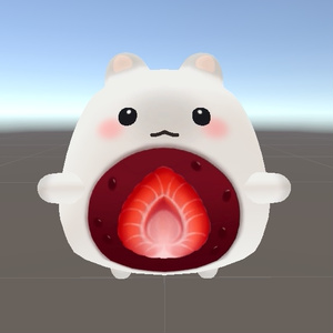 【無料】苺大福はむtexture【FREE】