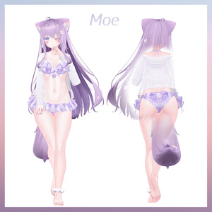 【7アバター対応】フリルビキニ＆ラッシュガード 缩略图 4