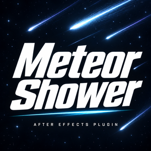 【After Effects Plugin】MeteorShower - Shooting Star generator