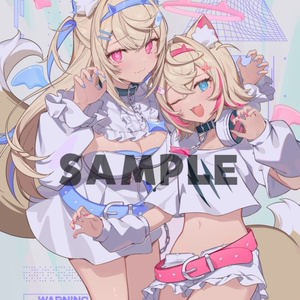 【C106】非公式FUWAMOCO タペストリー