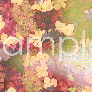 ポストカード「pink flowers」