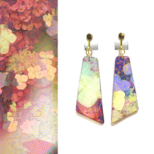 ピアス/イヤリング「pink flowers(2)」