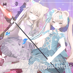 【14アバター対応💖】3D衣装『Magical Smile Outfit』【VRChat想定】#Millenoa