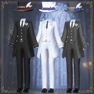 3D衣装『Noble Tailcoat』【VRChat想定】 #Millenoa 缩略图 13