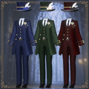 3D衣装『Noble Tailcoat』【VRChat想定】 #Millenoa 缩略图 12
