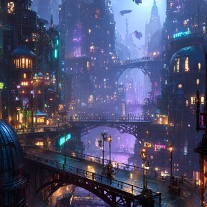 AIファンタジー 幻想風景シリーズ⑤：太古の森林 - AIファンタジーの