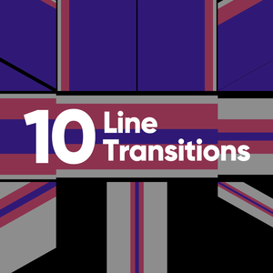 【シーンチェンジ素材】 10 Line Transitions