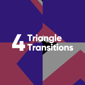 【シーンチェンジ素材】 4 Triangle Transitions