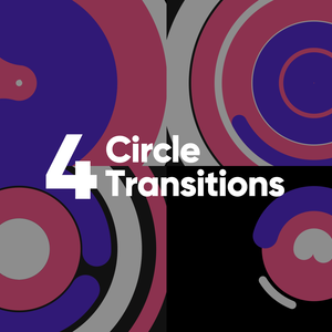 【シーンチェンジ素材】4 Circle Transitions