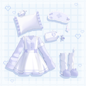 【 無料 / free 】マヌカ対応 ♡ ぱじゃまナース 缩略图 2