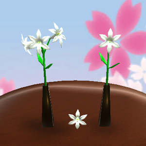 【3D小物】一輪挿しのユリ＋おまけ