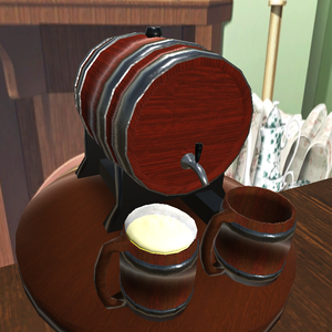 【3D小物】樽ビールセット