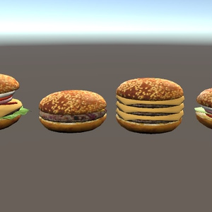 【3D小物】ハンバーガー作成セット 缩略图 2