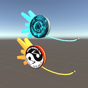 【3D小物】サイバーヘッドセット