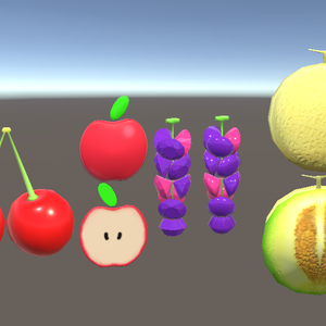 【3D小物】くだものアクセサリー
