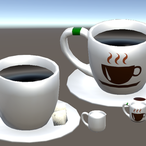 【3D小物】コーヒーセット