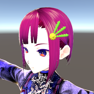 【3D小物】タンポポのワンポイント