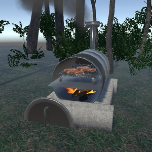【3D小物】バーベキューセット&ドラム缶キャンプセット 缩略图 4