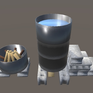 【3D小物】バーベキューセット&ドラム缶キャンプセット 缩略图 16
