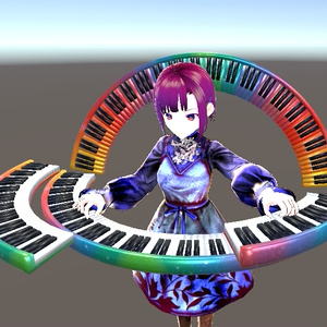 【3D小物】虹シンセサイザー